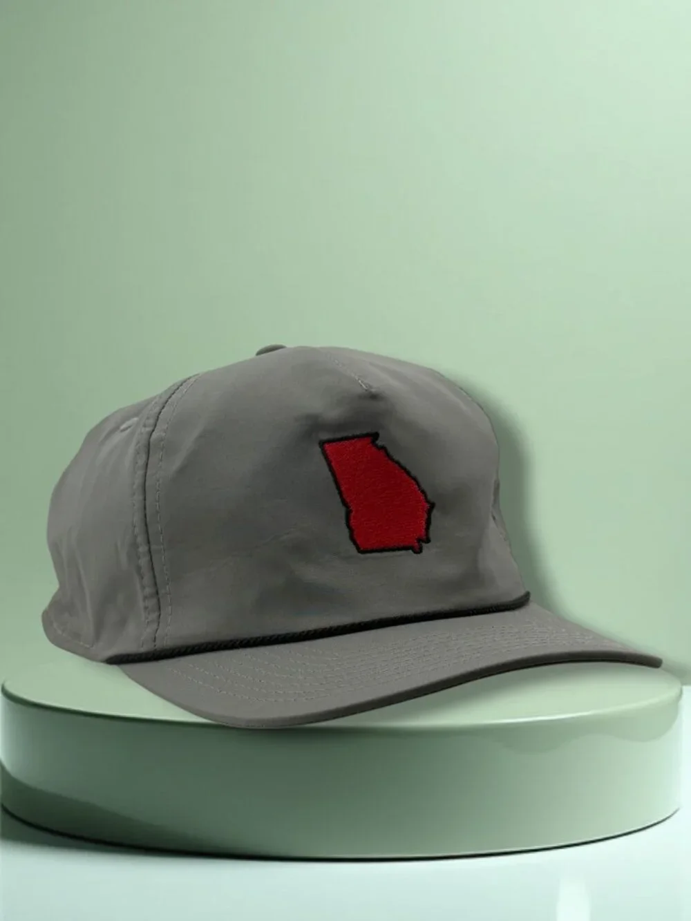 Onward Reserve Atlanta GA Red Map Rope Hat Gray - Picture 4 of 5